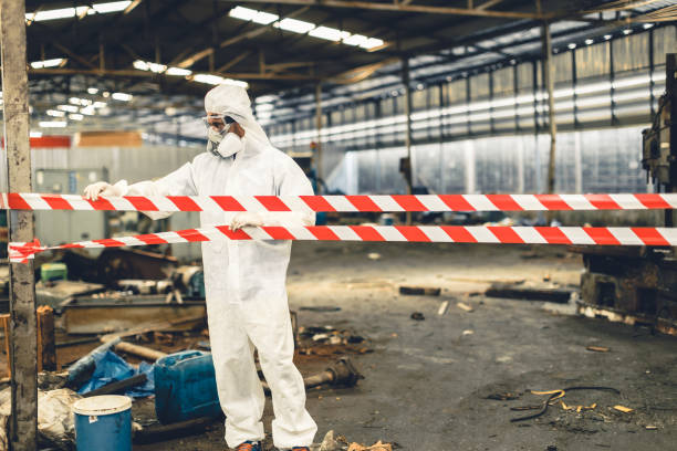 Professional Drug Lab Cleanup technician working in Western Grove, AR